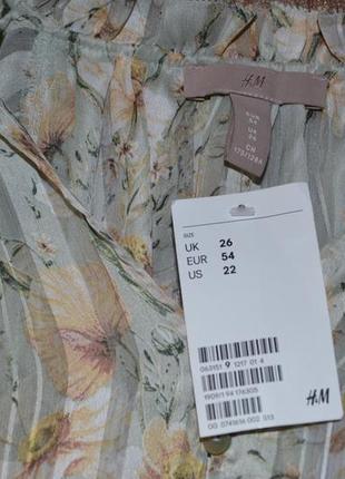 Новая блуза h&amp;m, большой размер 54 евро, 26 англ., 22 амер, 64 наш.9 фото