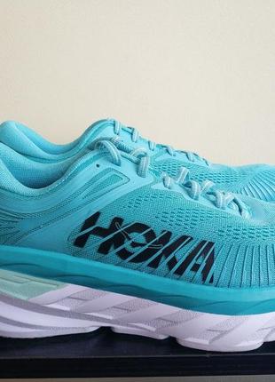 Женские кроссовки hoka one one w bondi 7 1110531 aebl оригинал4 фото