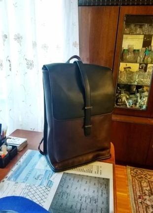 Мужской классический портфель хаки коричневый (0425)6 фото