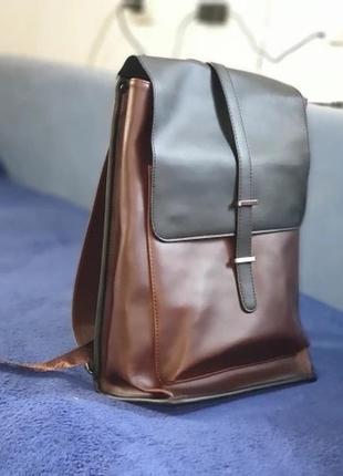 Мужской классический портфель хаки коричневый (0425)1 фото