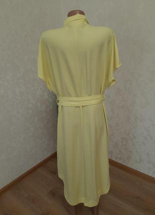 Невероятно красивое платье рубашка лимонное monki4 фото