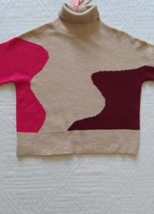 Свитер, шерсть, новый, широкий, от white staff