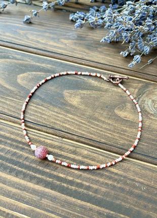 Чокер « woody silence » handmade