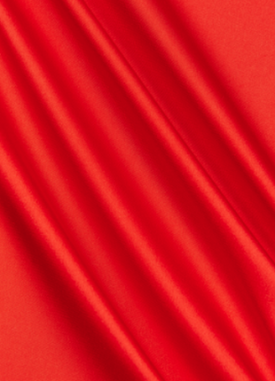 Шовк штучний стрейч помаранчево-червоний відріз  1,30 на 1,45