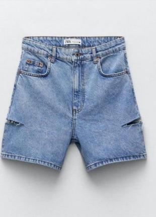 Продам джинсовые шорты zara р. 424 фото