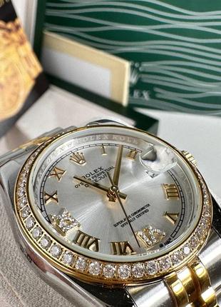 Годинник часы женские наручные перламутр брендовые в стиле ролекс rolex4 фото
