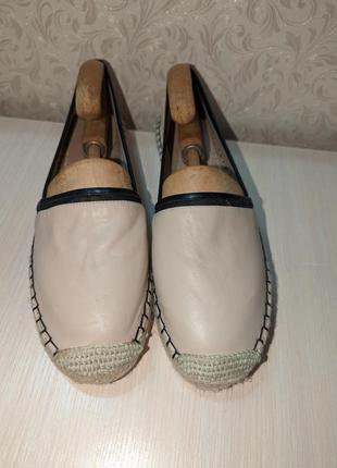 Слипоны эспадрильии 45 р по стельке 29 см ширина 9 см nude alaine leather espadrilles karl lagerfeld paris.сток2 фото