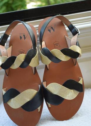 Кожаные босоножки сандали сандалии vanessa р. 408 фото