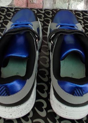 Синие деми кроссовки для мальчика девочки5 фото