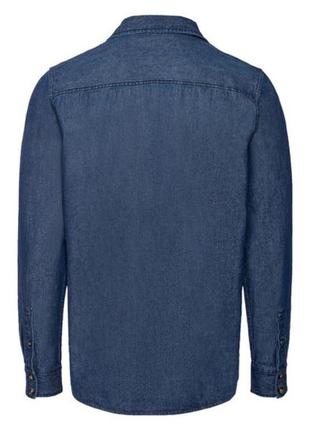 Мужская рубашка livergy® для отдыха с воротником кент, изготовлена из чистого хлопка евро 37-383 фото