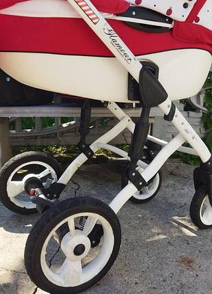 Универсальная коляска dada paradiso group glamour 3 в 1,божьи коровки,сонечки