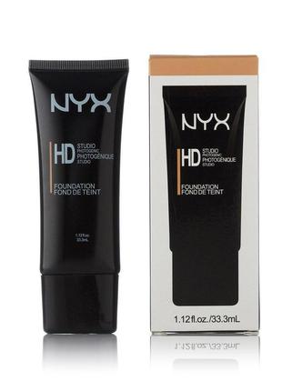 Тональний крем nyx professional makeup hd high definition foundation код.35fa палітра 2.4.6