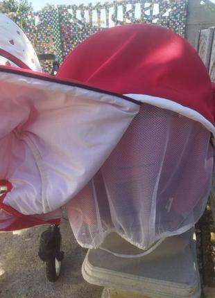 Универсальная коляска dada paradiso group glamour 3 в 1,божьи коровки,сонечки