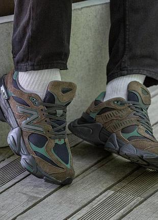 Мужские кроссовки new balance 9060 brown\haki