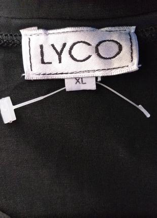 Lyco. черный топ. футболка с хомутом. туника.6 фото