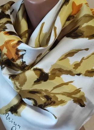 Дизайнерский шелковый  платок  nina ricci paris7 фото