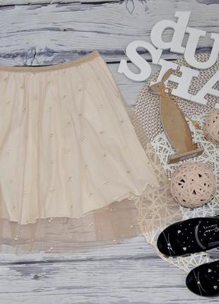 11-12 р 152 см новая фирменная юбка упаковка для девочки модницы очень красивая нарядная золото зара zara