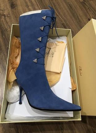 Сапоги женские на каблучке