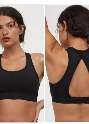 Спортивный бюстгальтер топ h&m sport bra р. s