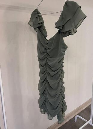 Нова фісташкою міні сукня від zara3 фото