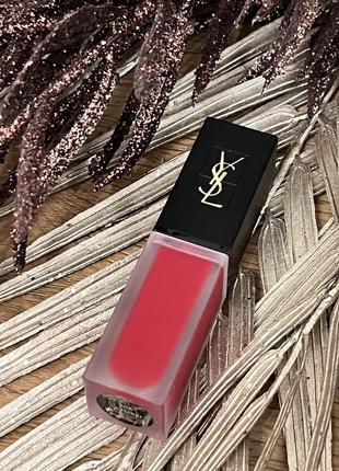 Оригінал yves saint laurent tatouage couture velvet cream матова помада-татуаж для губ оригинал матовая помада для губ4 фото