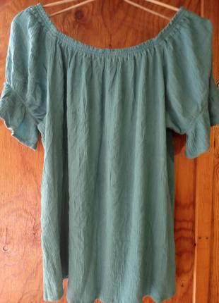 Блуза с открытыми плечами laura torelli, l