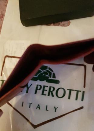 Tony perotti# кошелёк миниатюрный # кожа# красный3 фото