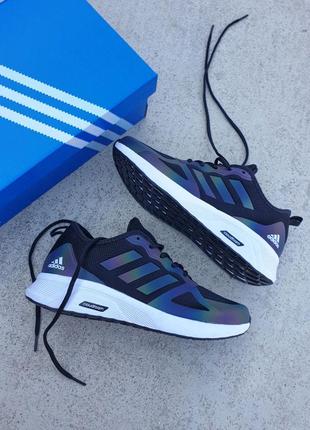 Кроссовки adidas cloudfoam •chameleon black•9 фото