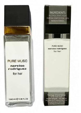 Женский мини парфюм narciso rodriguez for her pure musc - 40 мл