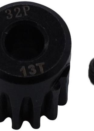 Пиньон стальной rcturn m0.8 32 pitch под вал 5мм (13t)