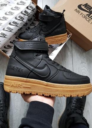 👟 кросівки     nike air force gore tex high зима хутро / наложка bs👟