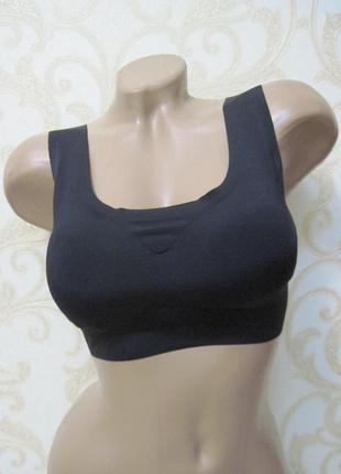 Безшовний натільний топ зі вставками пушап