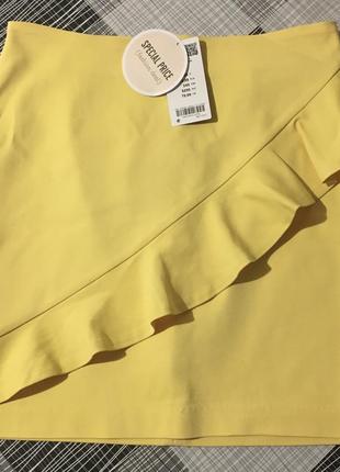 Юбка юбка желтого цвета