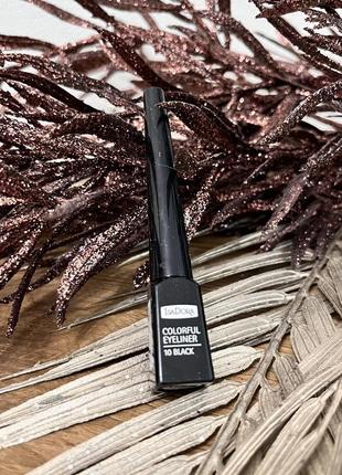 Оригінал рідка підводка для очей isadora colorful eyeliner 10 black оригинал жидкая подводка для глаз