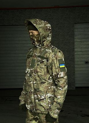 Бушлат армейский single sword мультикамуфляж, зимова воєнна куртка