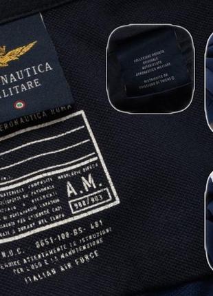 Aeronautica militare polo shirt мужское поло10 фото