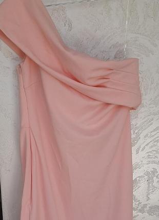 Нежно розовое вечернее платье2 фото