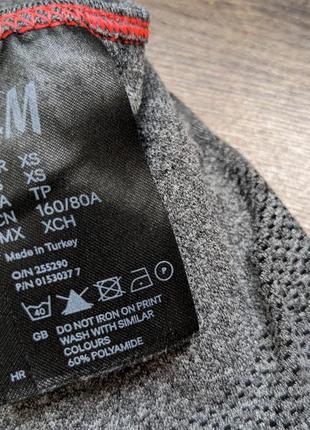 Суперова брендовa спортивнa меланжева майка борцовка з топом від h&m.10 фото