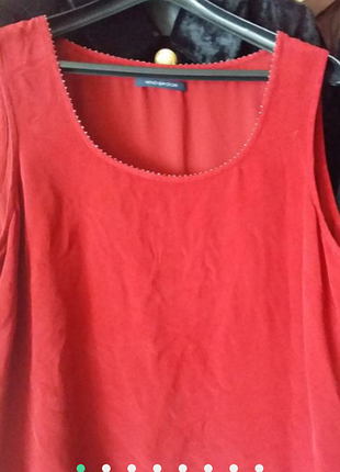 Блузка майка топ 100%шелк