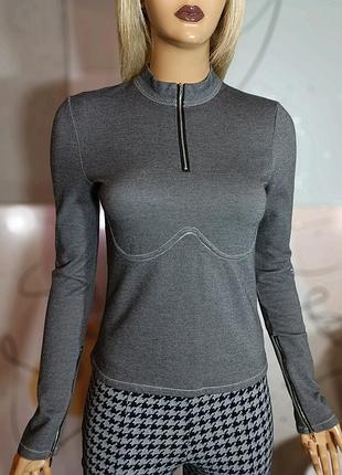 Лонгслив с имитацией косточек