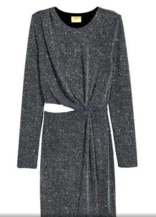 Женское платье на новый год h&m