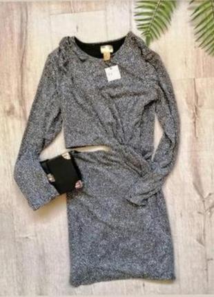 Женское платье на новый год h&m
