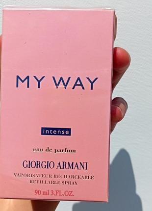 Giorgio armani my way intense edp 90ml1 фото