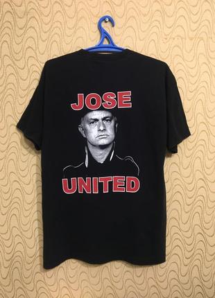 Футбольная футболка манчестер юнайтед жозе моуриньо крёстный отец nike manchester united shirt the godfather jose mourinho поло майка джерси adidas