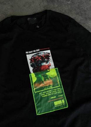 Чоловіча футболка / якісна футболка в чорному кольорі на літо3 фото