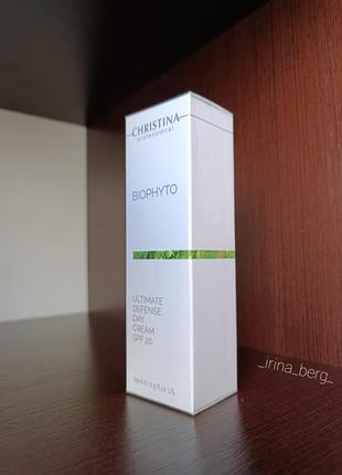 Christina bio phyto ultimate defense day cream spf 20 - дневной крем "абсолютная защита" spf 20