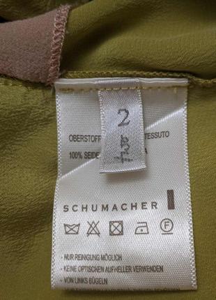 Schumacher яркая шёлковая блузка2 фото