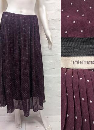 La fee maraboutee плиссированная юбка в горошек