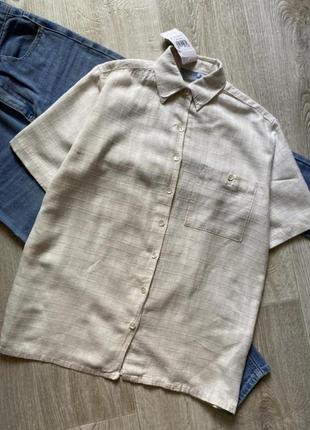 Рубашка, сорочка, блузка, блуза, рубашка оверсайз, рубашка с коротким рукавом, кофта3 фото