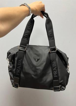 Брендова сумка prada speedy black2 фото